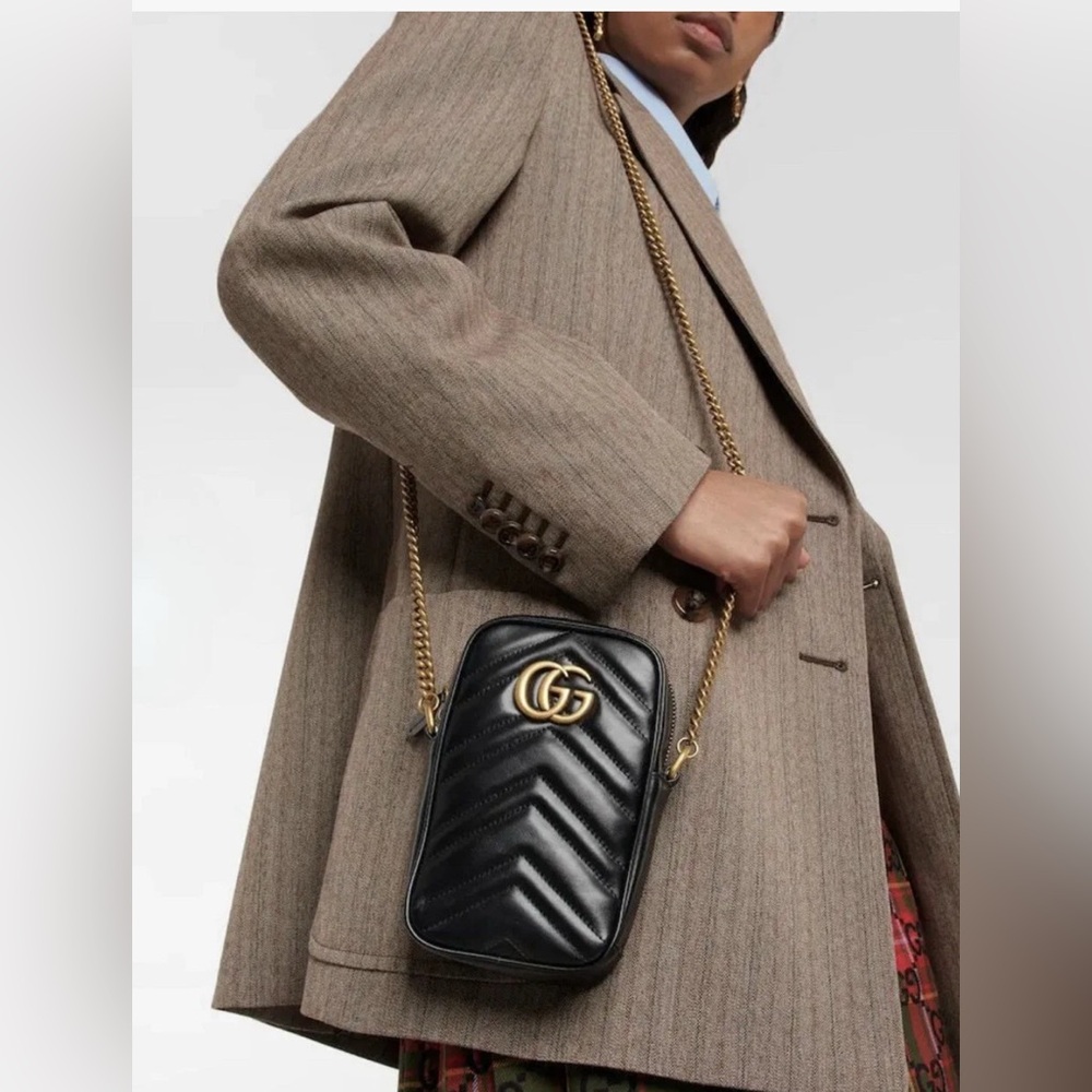 Gucci Black quilts -Crossbody GG